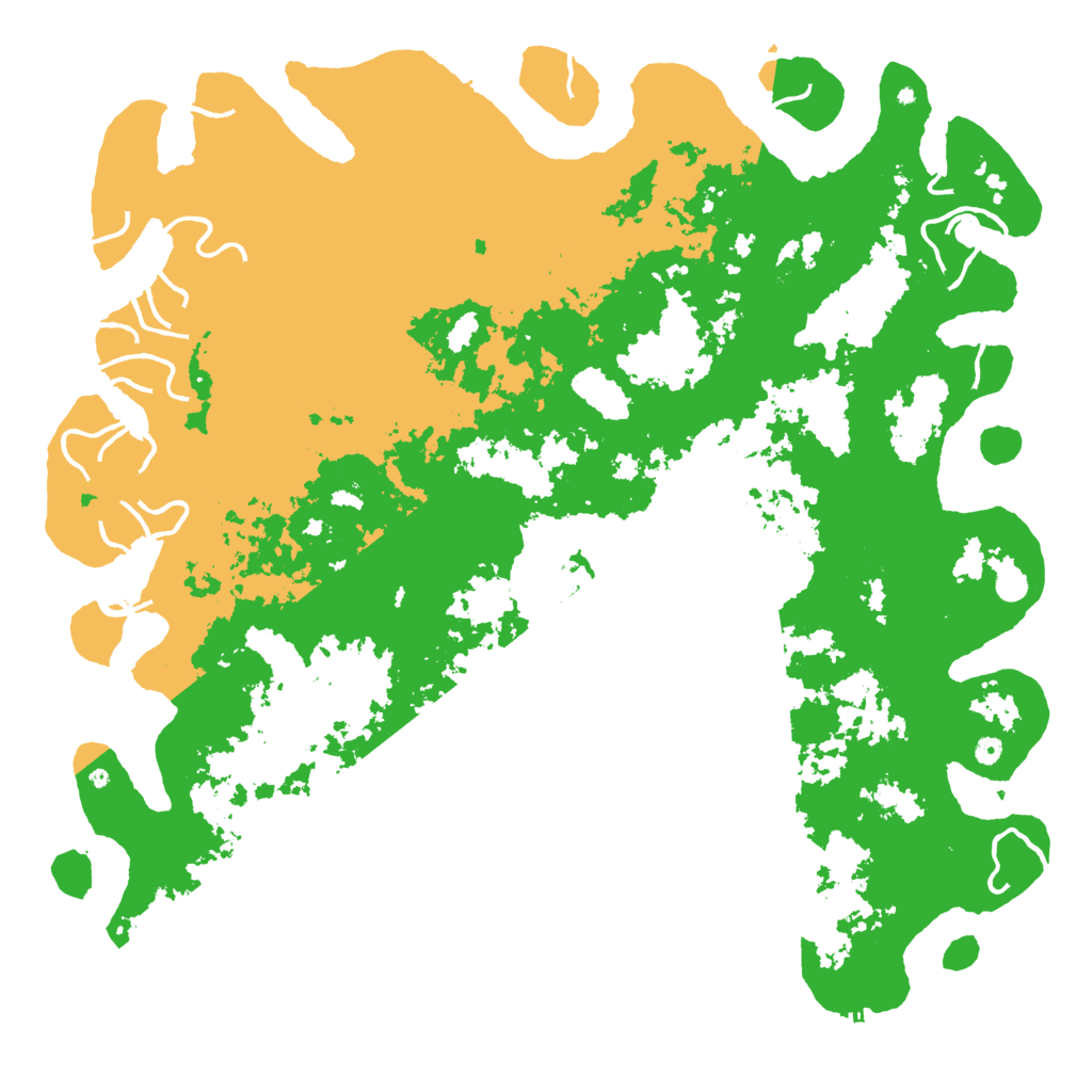 Biome Rust Map: Procedural Map, Size: 6000, Seed: 36329