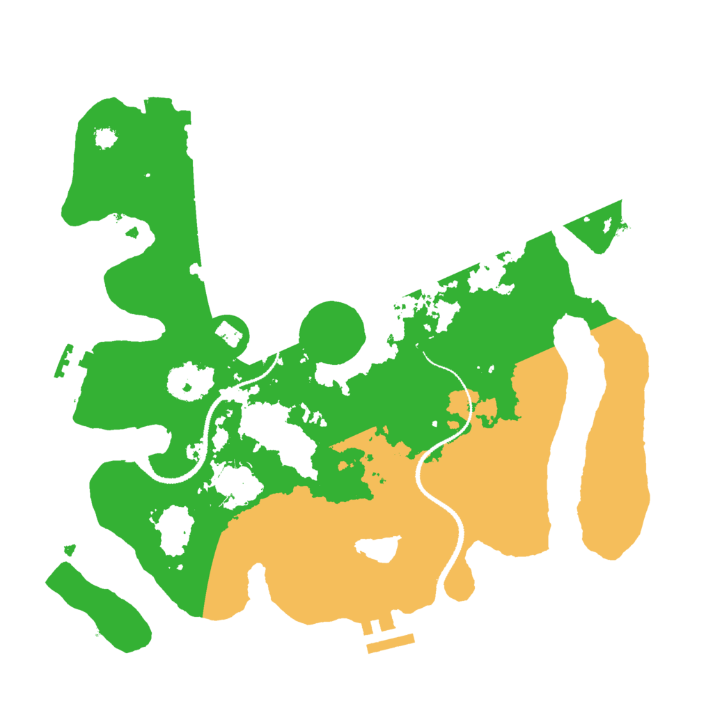 Biome Rust Map: Procedural Map, Size: 3000, Seed: 1865991798