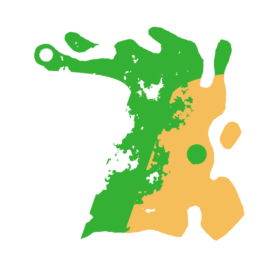 Biome Rust Map: Barren, Size: 3500, Seed: 110980957