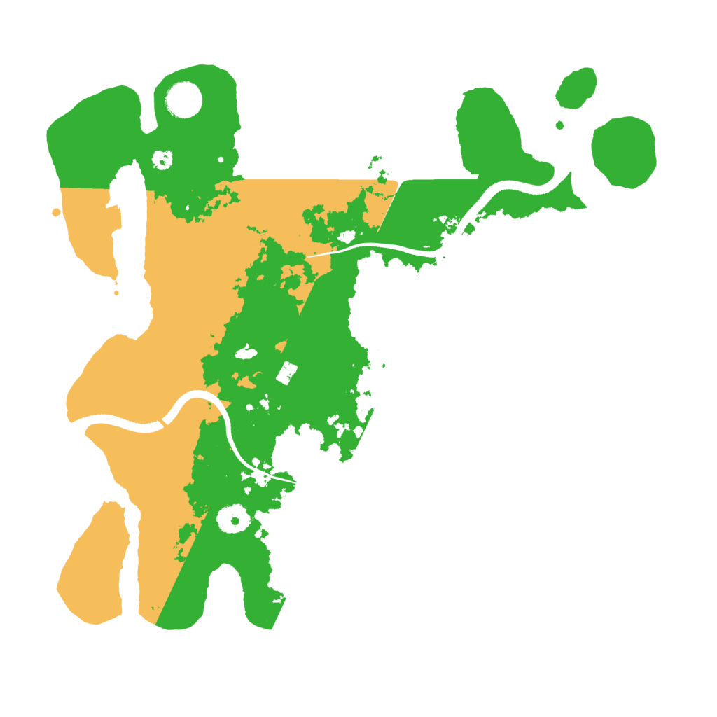 Biome Rust Map: Procedural Map, Size: 3500, Seed: 56845138