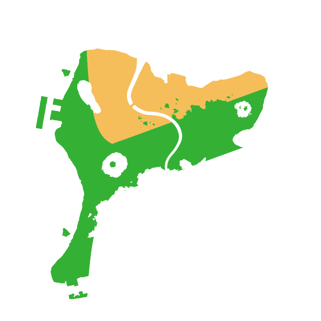 Biome Rust Map: Procedural Map, Size: 2000, Seed: 826293942