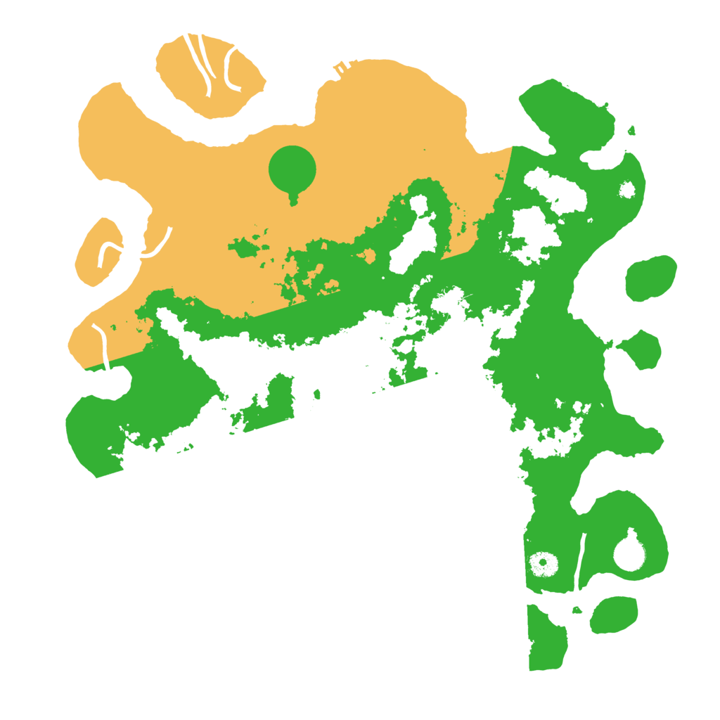 Biome Rust Map: Procedural Map, Size: 4000, Seed: 391956