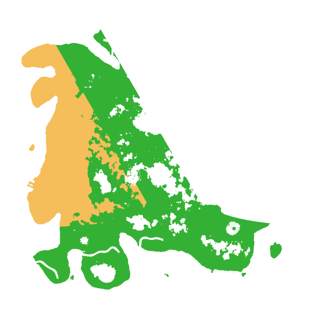 Biome Rust Map: Procedural Map, Size: 3500, Seed: 7458752