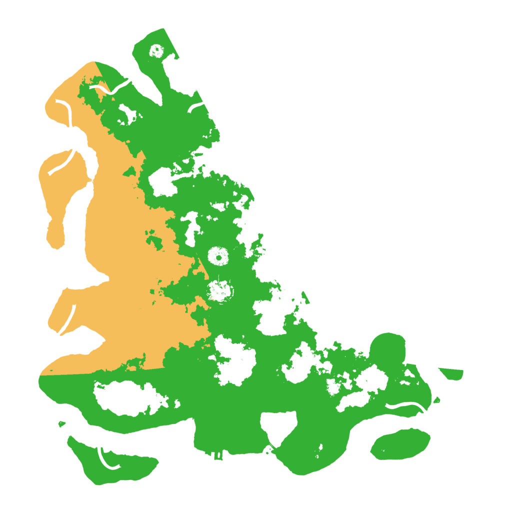Biome Rust Map: Procedural Map, Size: 3800, Seed: 131510
