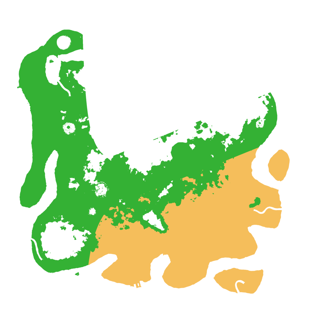 Biome Rust Map: Procedural Map, Size: 4000, Seed: 1456765