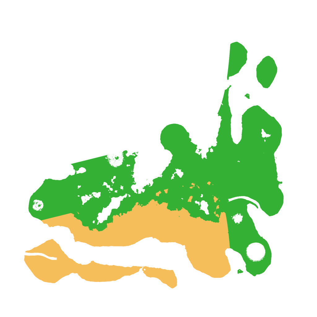 Biome Rust Map: Procedural Map, Size: 3000, Seed: 91252