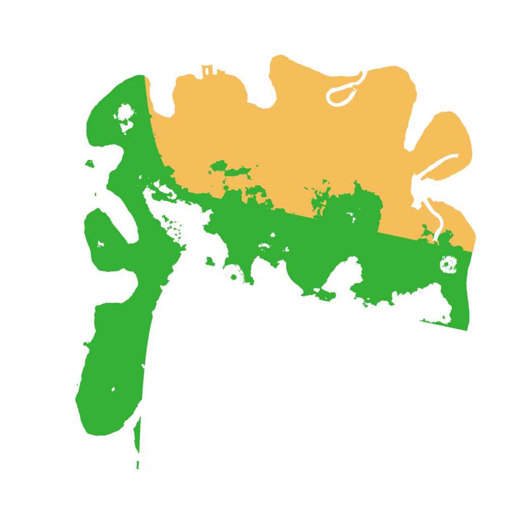Biome Rust Map: Procedural Map, Size: 3000, Seed: 1673590