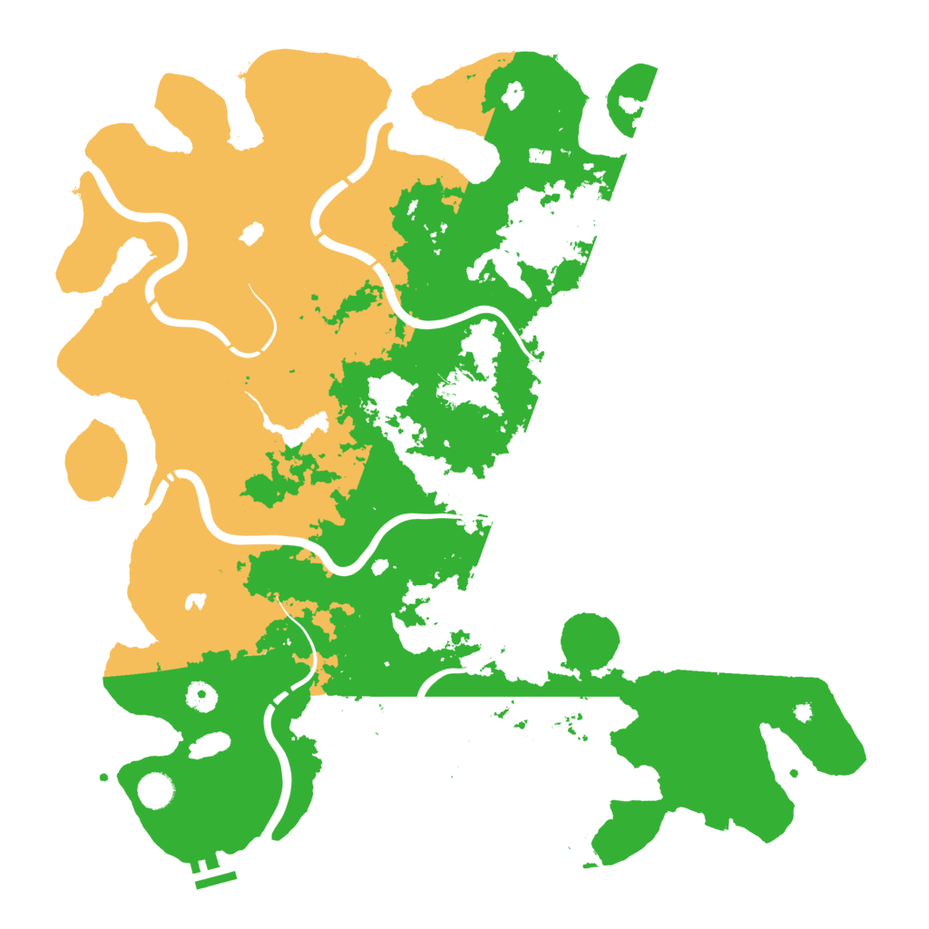 Biome Rust Map: Procedural Map, Size: 4500, Seed: 67865