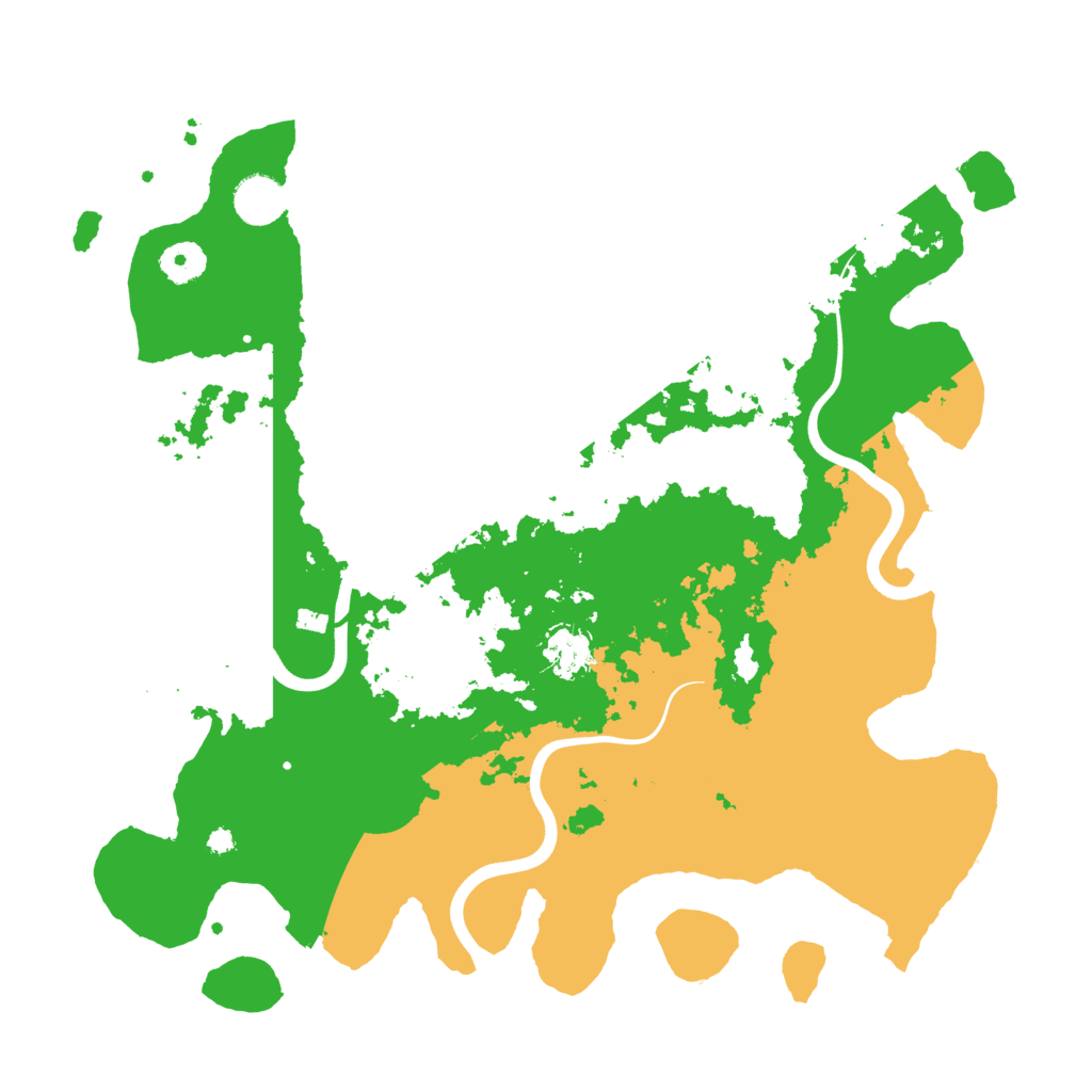 Biome Rust Map: Procedural Map, Size: 3800, Seed: 221381201