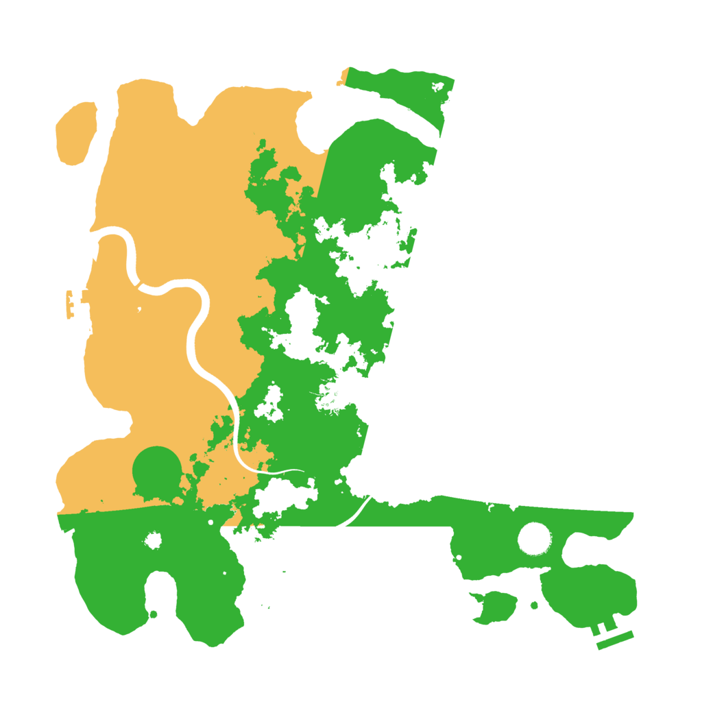 Biome Rust Map: Procedural Map, Size: 3750, Seed: 842331