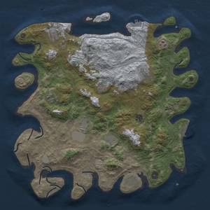 Thumbnail Rust Map: Procedural Map, Size: 4250, Seed: 1063999882, 17 Monuments