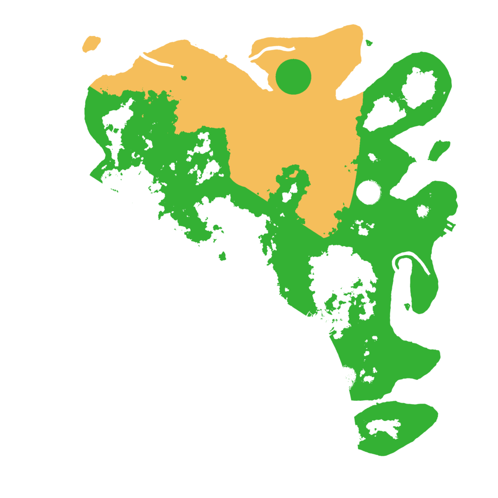 Biome Rust Map: Procedural Map, Size: 3700, Seed: 1999936137