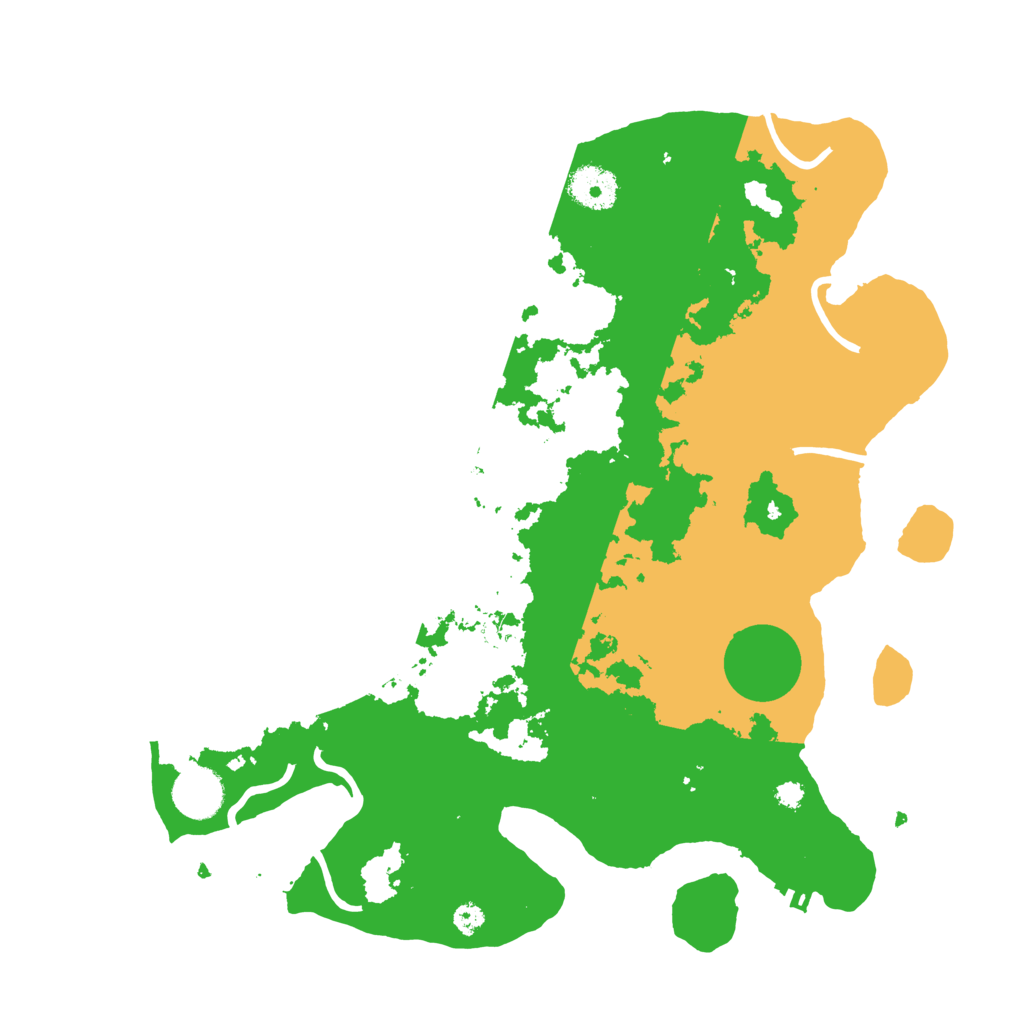 Biome Rust Map: Procedural Map, Size: 3500, Seed: 4546212