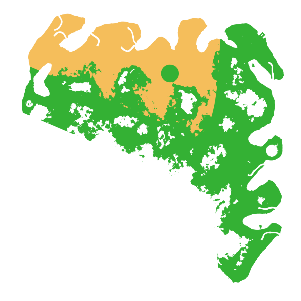 Biome Rust Map: Procedural Map, Size: 4500, Seed: 558467