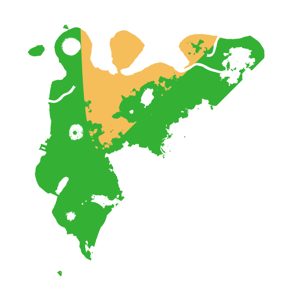 Biome Rust Map: Procedural Map, Size: 3000, Seed: 72585