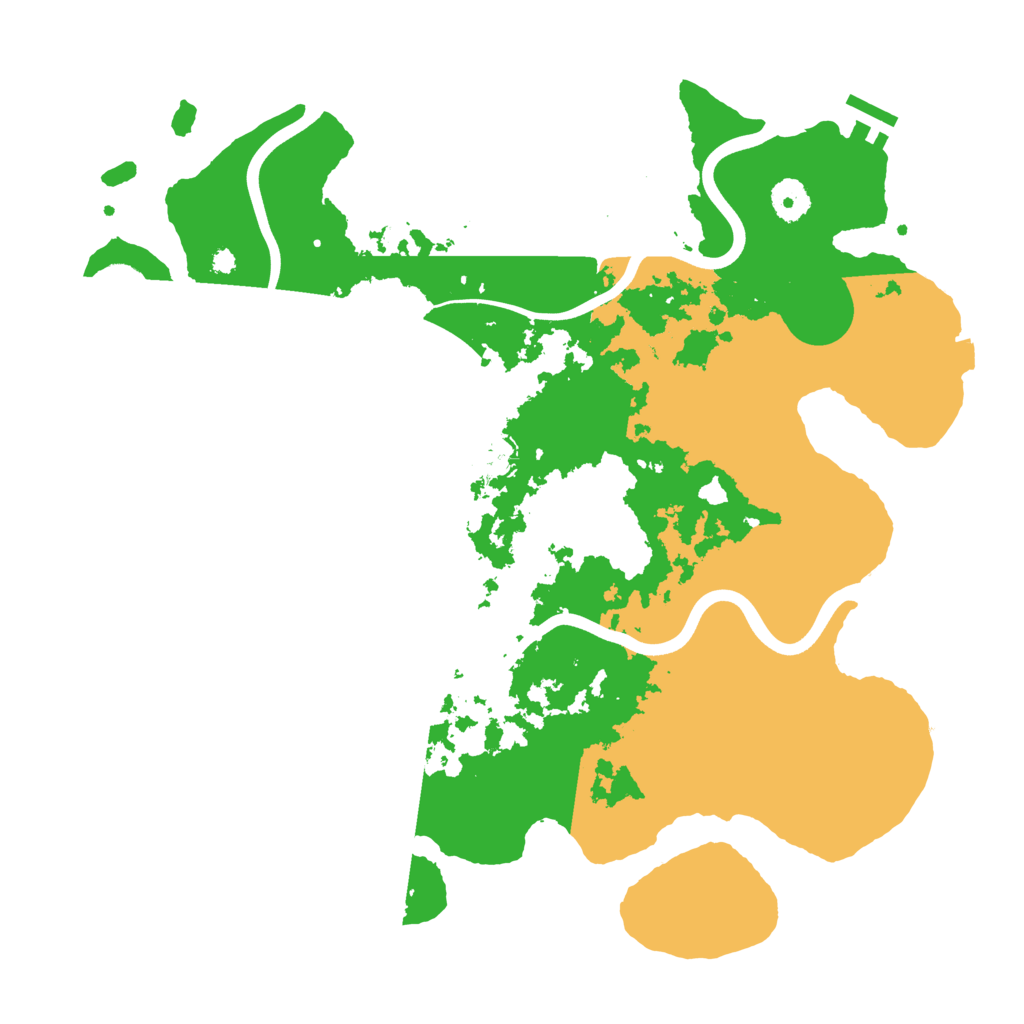 Biome Rust Map: Procedural Map, Size: 3850, Seed: 46731616