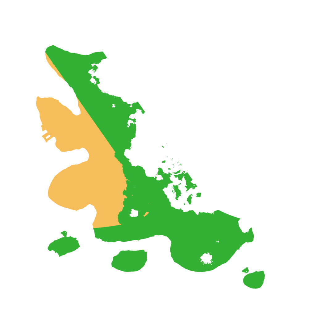 Biome Rust Map: Procedural Map, Size: 2500, Seed: 2473457