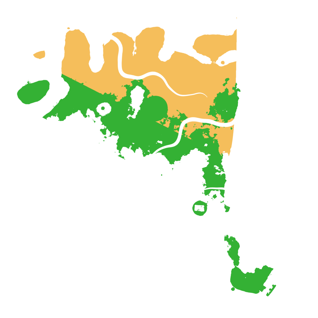 Biome Rust Map: Procedural Map, Size: 3500, Seed: 2090123823