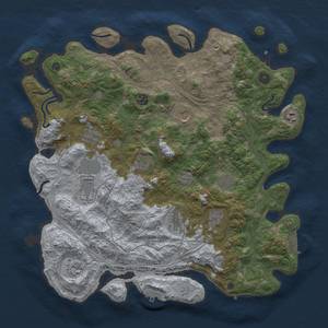 Thumbnail Rust Map: Procedural Map, Size: 4250, Seed: 1262761590, 20 Monuments