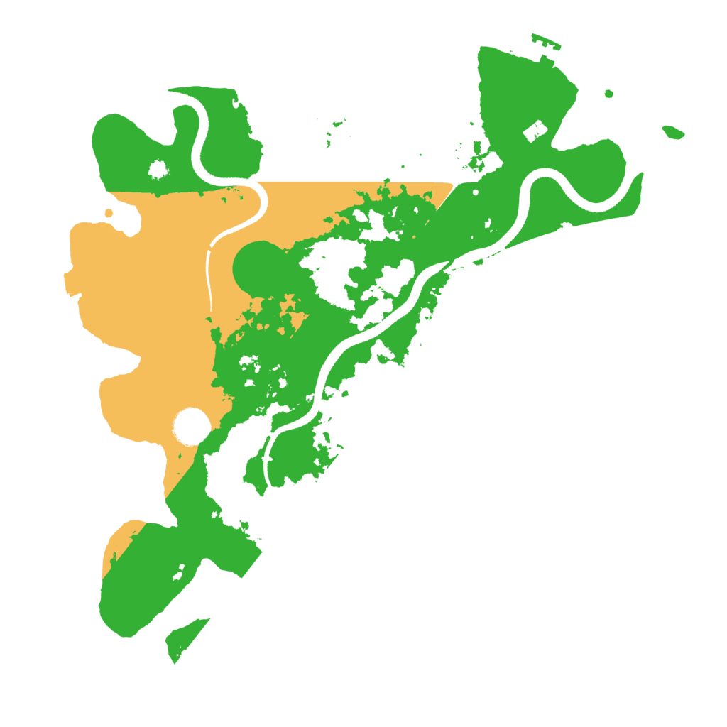 Biome Rust Map: Procedural Map, Size: 3500, Seed: 2223524