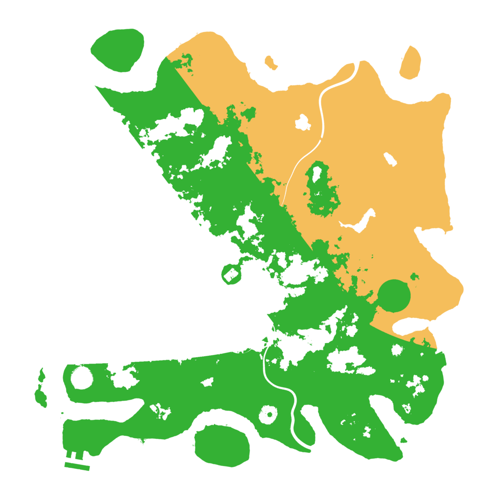 Biome Rust Map: Procedural Map, Size: 4000, Seed: 463106561