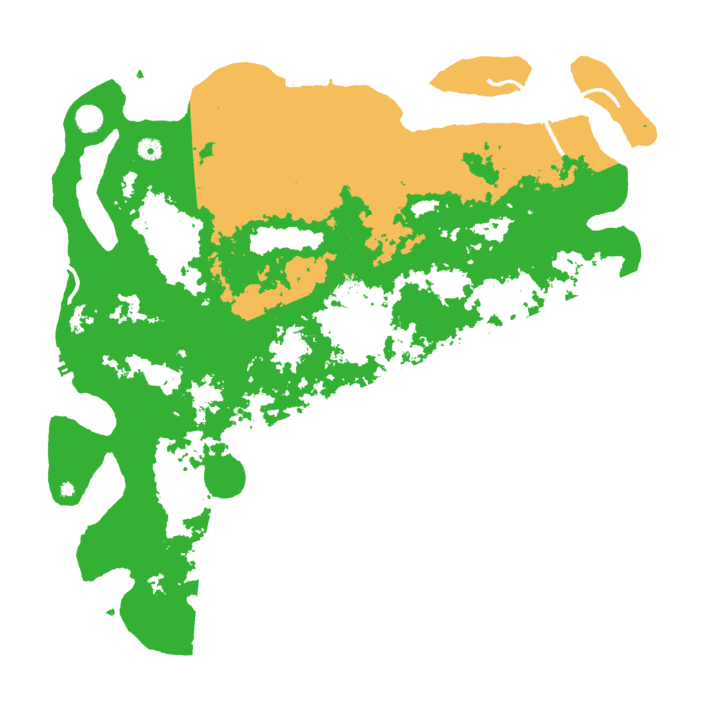 Biome Rust Map: Procedural Map, Size: 4500, Seed: 2026341992