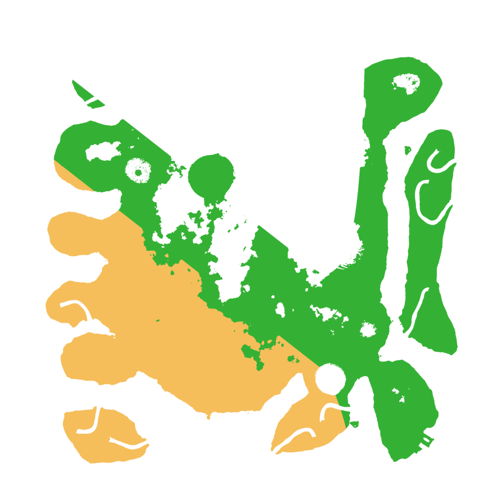 Biome Rust Map: Procedural Map, Size: 3000, Seed: 652377913