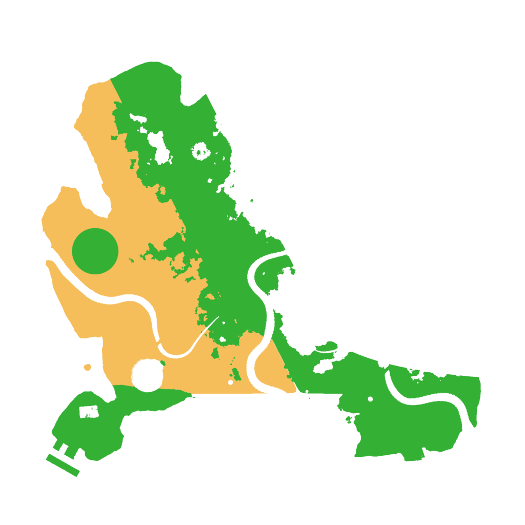 Biome Rust Map: Procedural Map, Size: 3000, Seed: 15778
