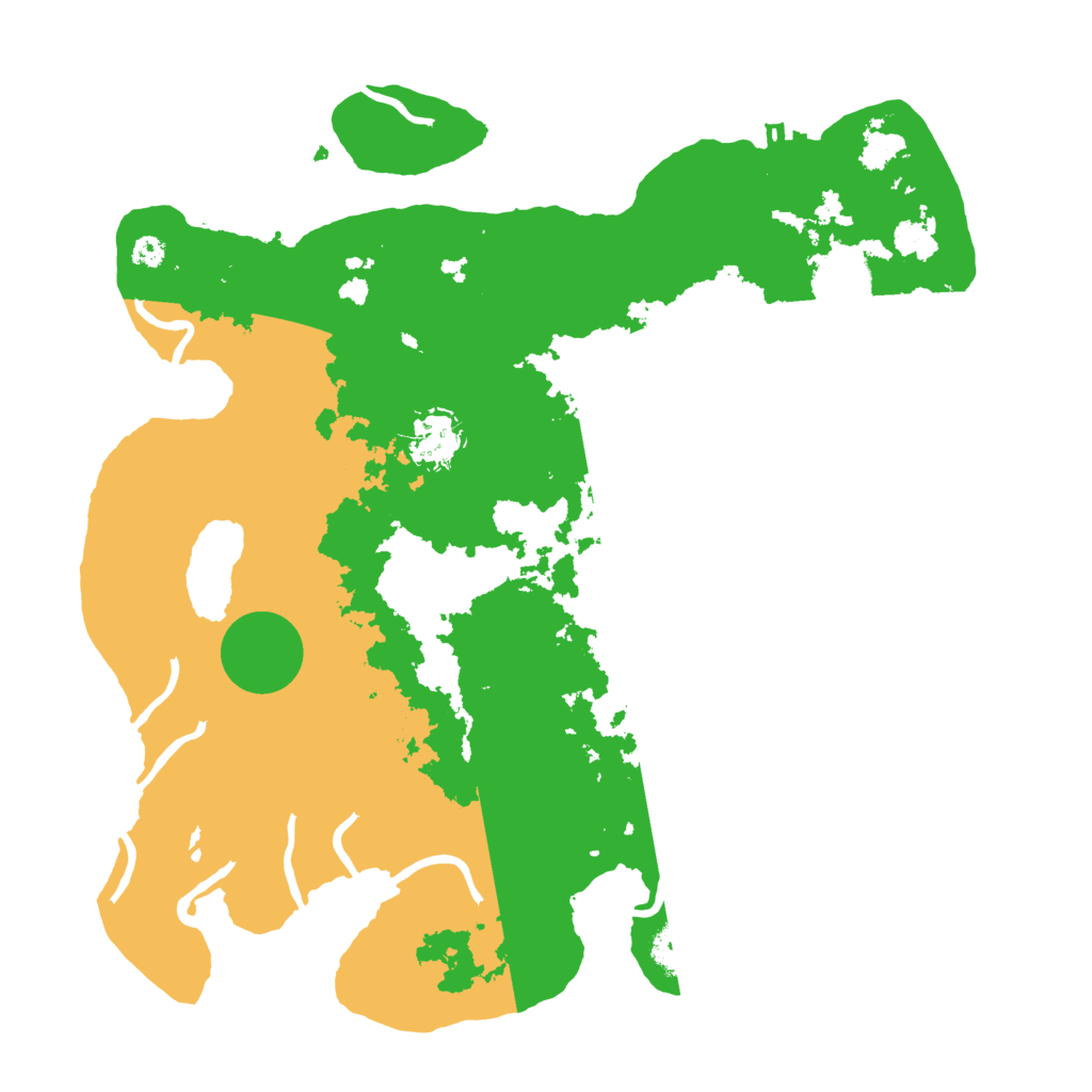 Biome Rust Map: Procedural Map, Size: 3500, Seed: 121487961