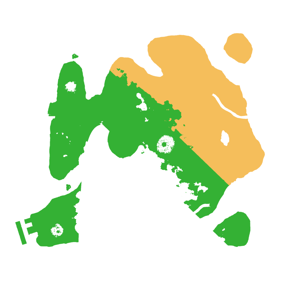 Biome Rust Map: Procedural Map, Size: 2500, Seed: 1708000471