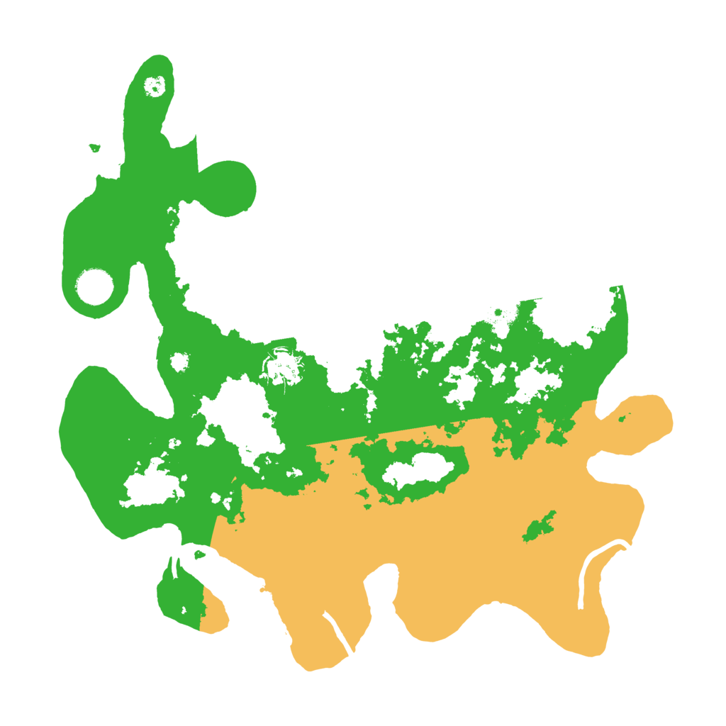 Biome Rust Map: Procedural Map, Size: 3500, Seed: 7458753