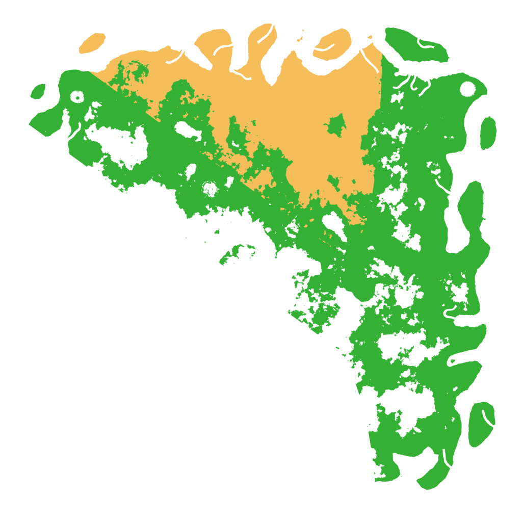 Biome Rust Map: Procedural Map, Size: 6000, Seed: 7548
