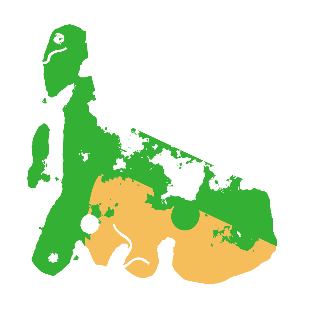 Biome Rust Map: Procedural Map, Size: 3000, Seed: 1889218094