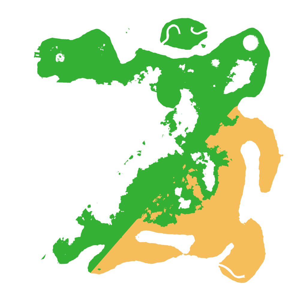 Biome Rust Map: Procedural Map, Size: 3500, Seed: 7458754