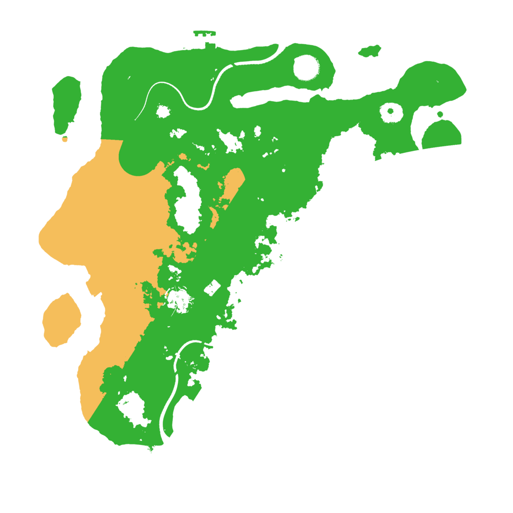 Biome Rust Map: Procedural Map, Size: 3500, Seed: 704832899
