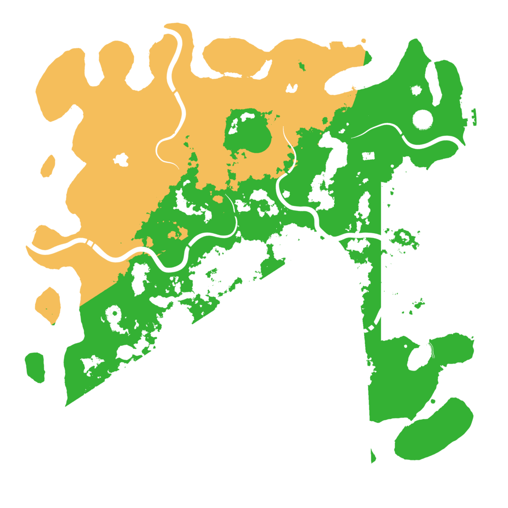 Biome Rust Map: Procedural Map, Size: 4500, Seed: 1335854015