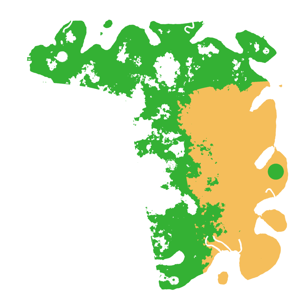 Biome Rust Map: Procedural Map, Size: 5000, Seed: 15234