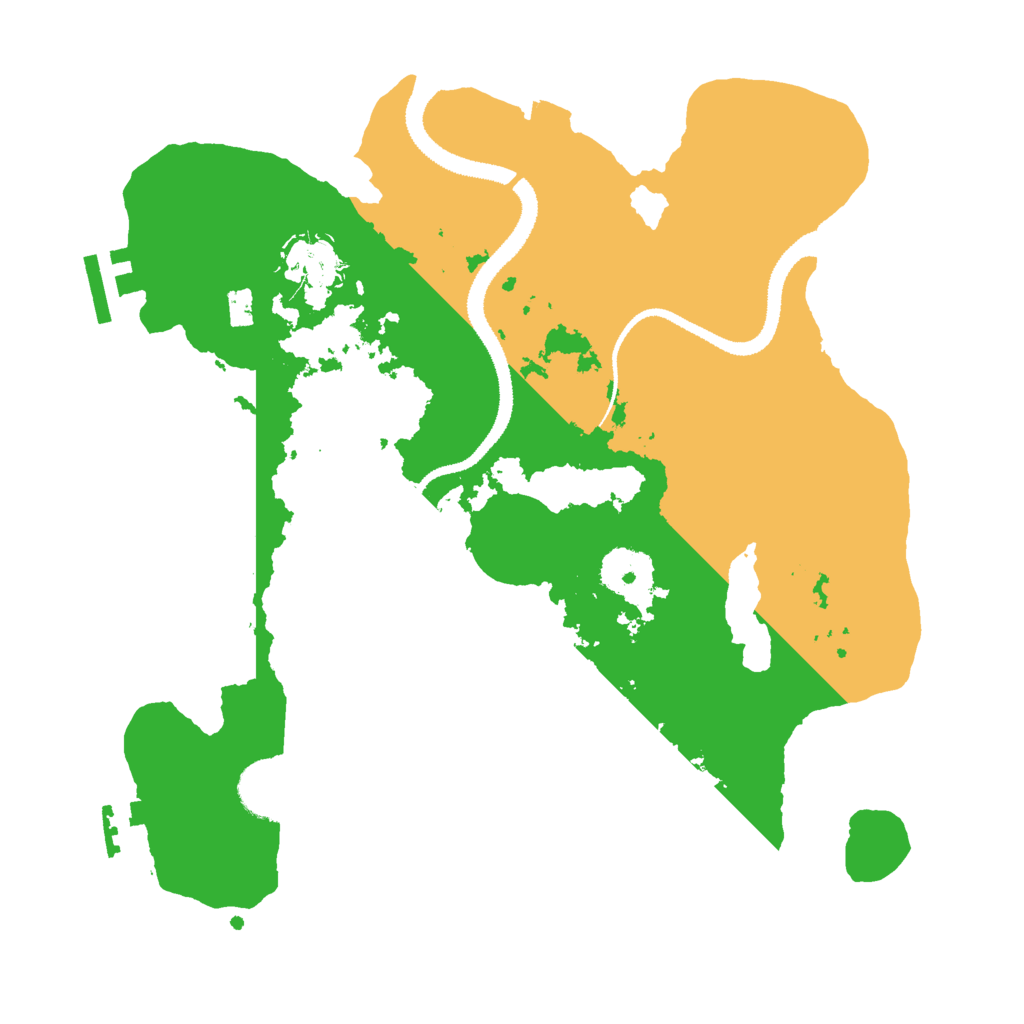Biome Rust Map: Procedural Map, Size: 3000, Seed: 798467129