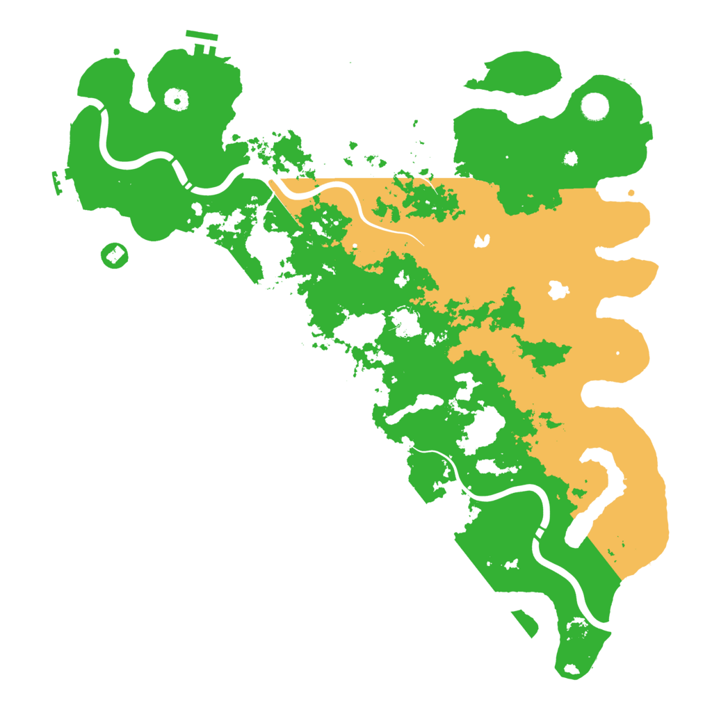 Biome Rust Map: Procedural Map, Size: 4500, Seed: 121738848