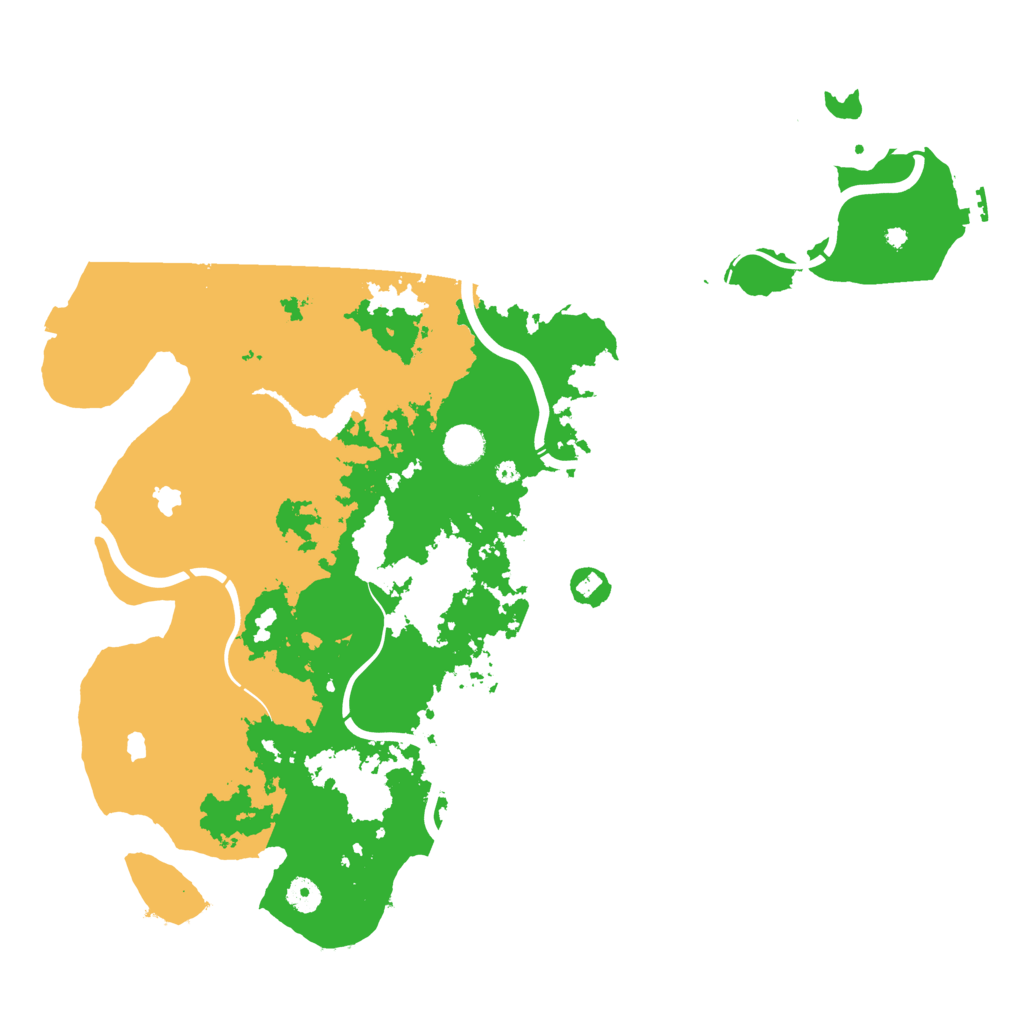 Biome Rust Map: Procedural Map, Size: 4500, Seed: 1018038383