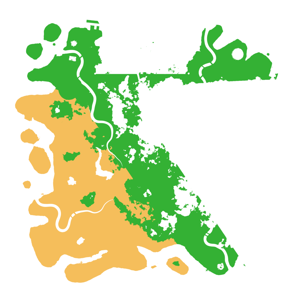 Biome Rust Map: Procedural Map, Size: 4500, Seed: 2018943715
