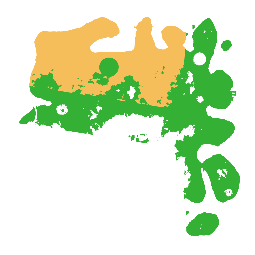 Biome Rust Map: Procedural Map, Size: 3500, Seed: 1742202303