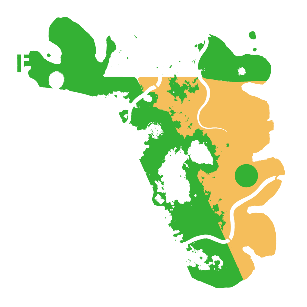 Biome Rust Map: Procedural Map, Size: 3500, Seed: 1273603296