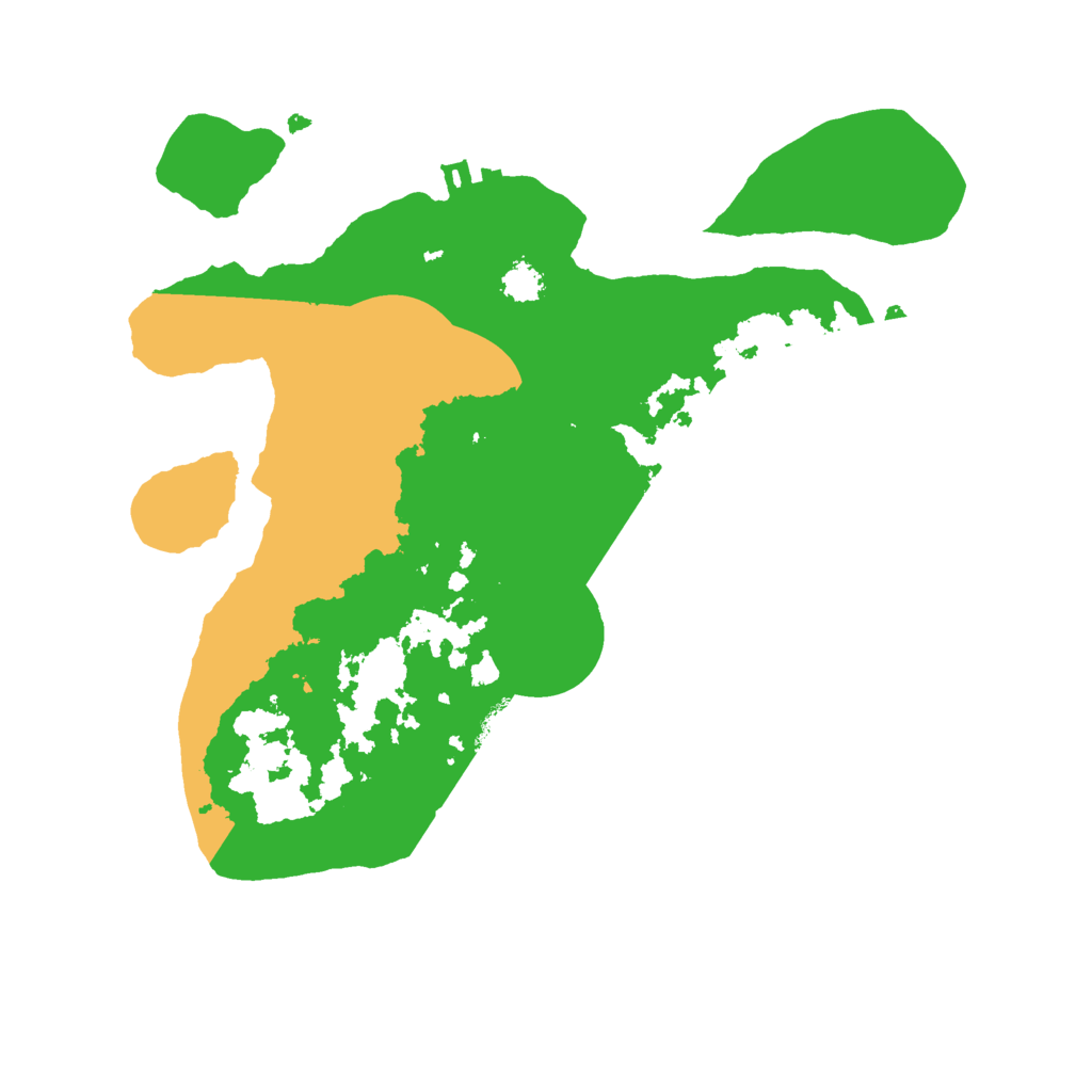 Biome Rust Map: Procedural Map, Size: 2500, Seed: 23423556