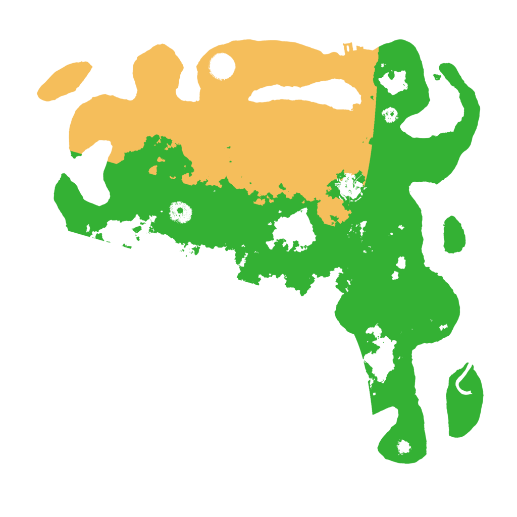 Biome Rust Map: Procedural Map, Size: 3500, Seed: 7458755