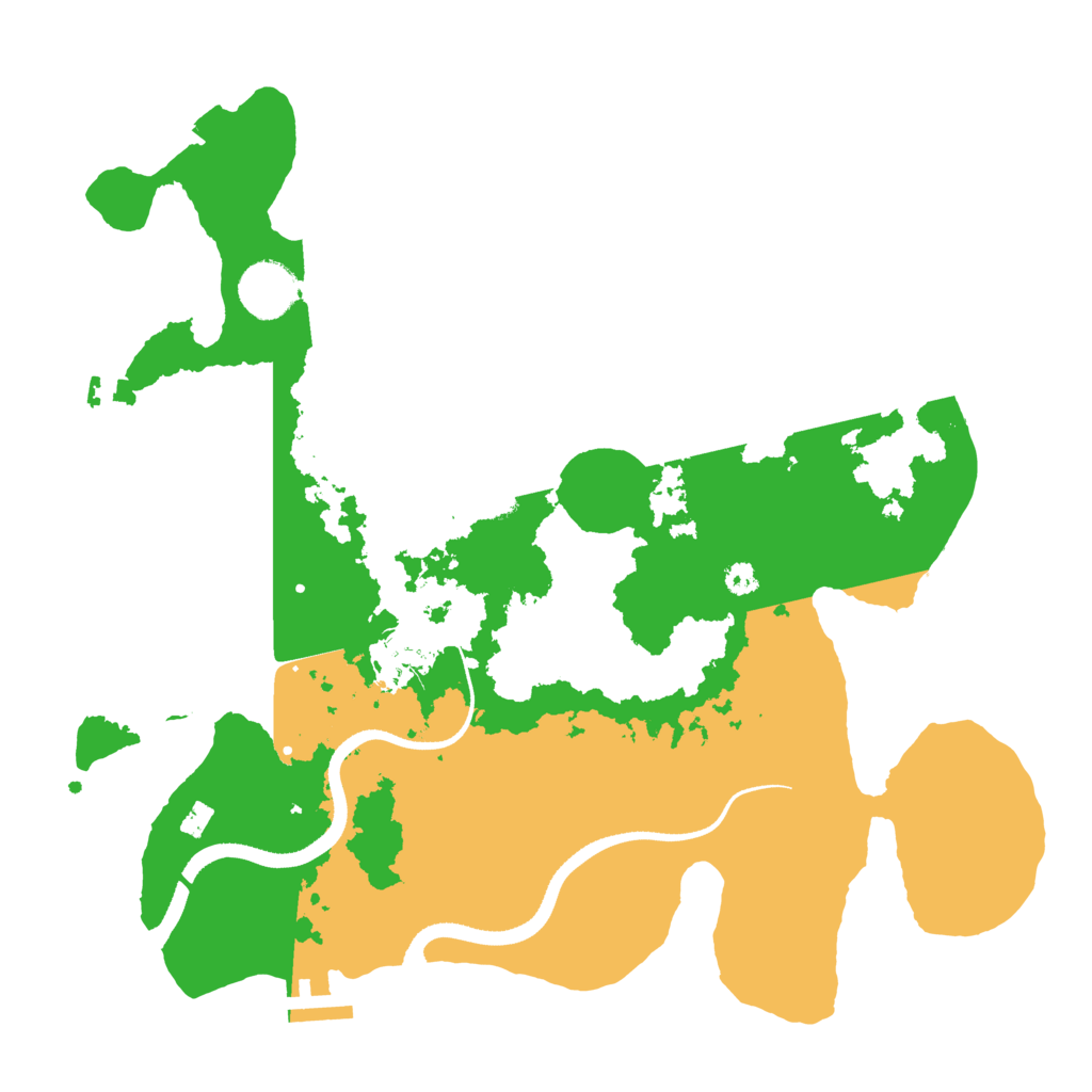 Biome Rust Map: Procedural Map, Size: 3400, Seed: 324499082