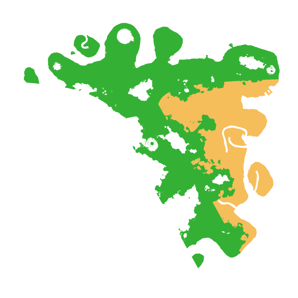 Biome Rust Map: Procedural Map, Size: 3500, Seed: 767465089