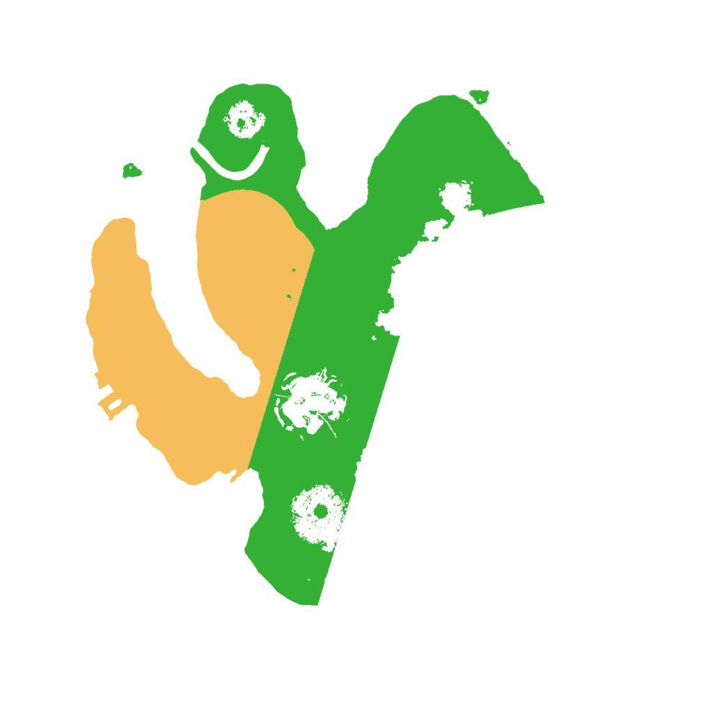 Biome Rust Map: Procedural Map, Size: 2000, Seed: 1015211