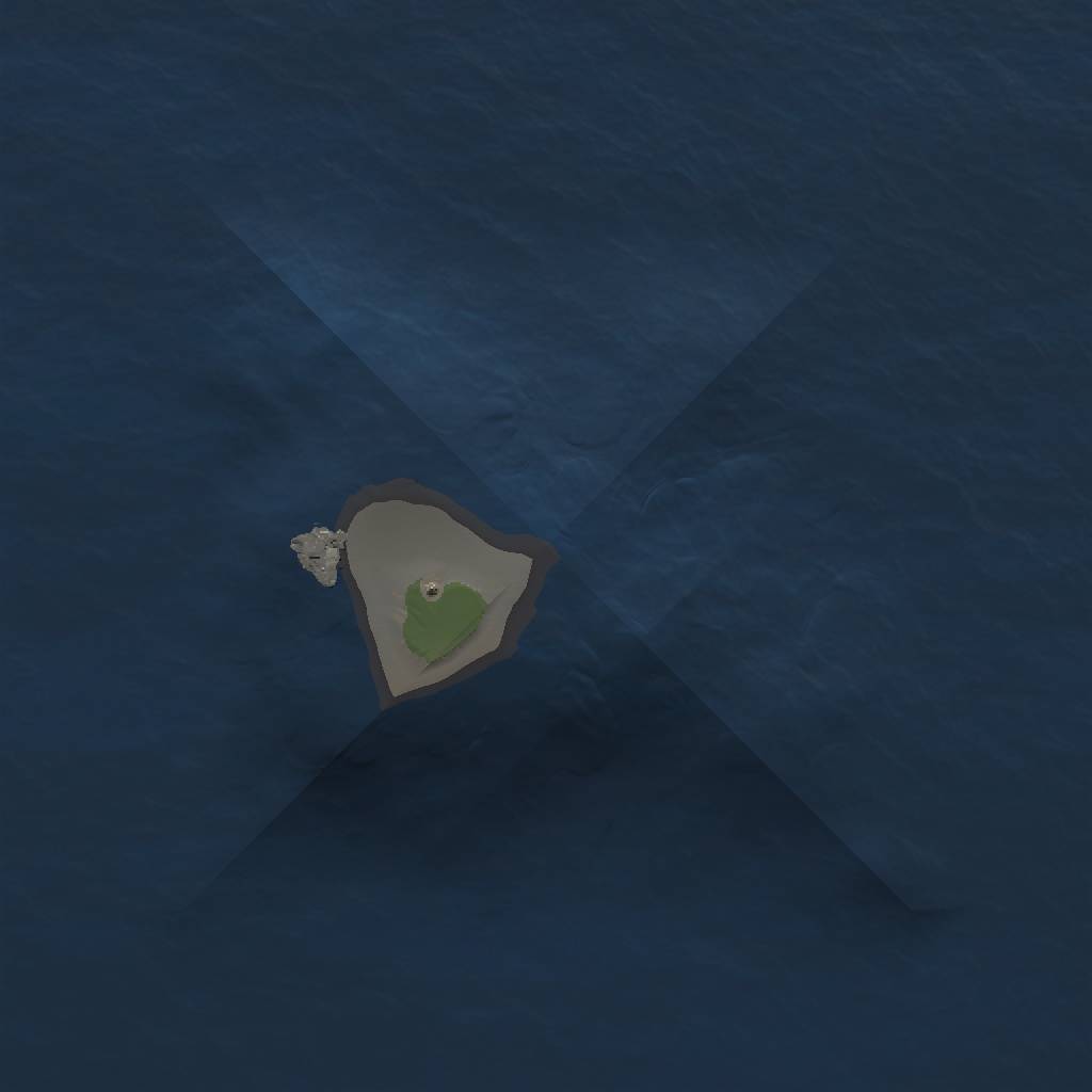 Rust Map: Procedural Map, Size: 1000, Seed: 13803, 3 Monuments