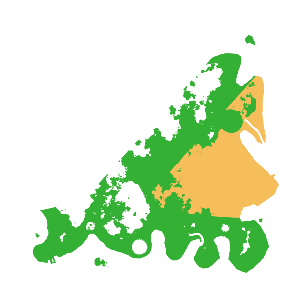 Biome Rust Map: Procedural Map, Size: 3500, Seed: 226437165